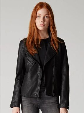 Blank NYC || Onyx Moto Jacket Vegan Leather Black XS